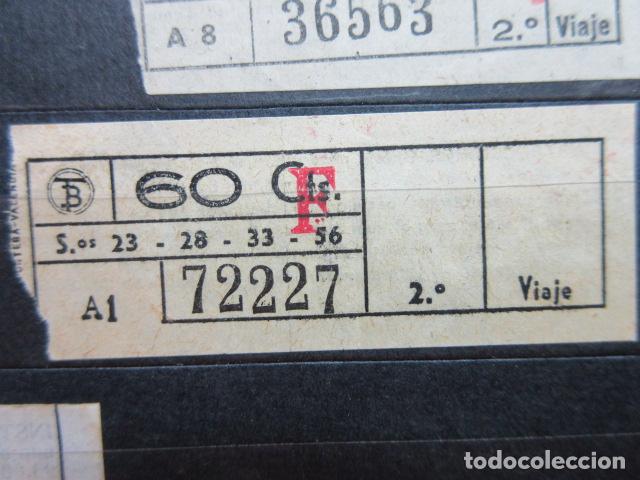 Collectionnisme Billets de transport: REF: VV-1234 CAPICUA 72227 METRO AUTOBUS BARCELONA TB OBSERVE MAYUSCULA MINUSCULA TRAYECTO PESETAS P