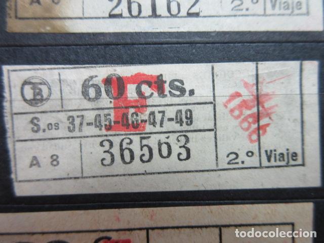 Collectionnisme Billets de transport: REF: VV-1234 CAPICUA 36563 METRO AUTOBUS BARCELONA TB OBSERVE MAYUSCULA MINUSCULA TRAYECTO PESETAS P