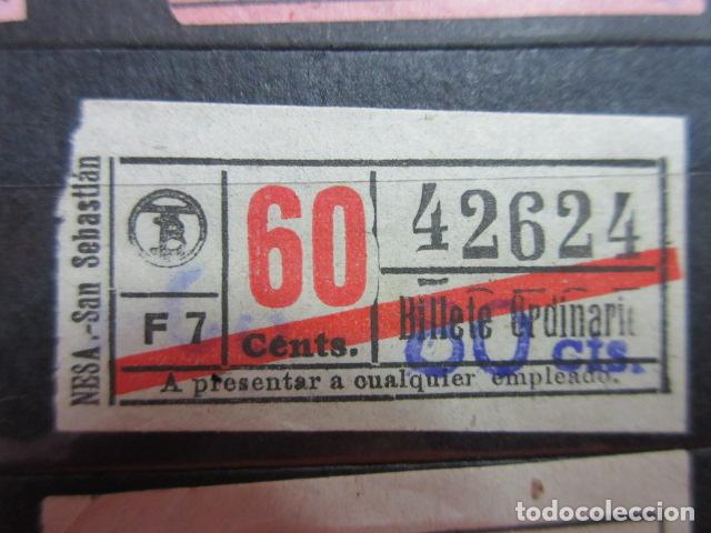 Collectionnisme Billets de transport: REF: VV-1234 CAPICUA 42624 MINI AUTOBUS BARCELONA TB OBSERVE MAYUSCULA MINUSCULA TRAYECTO PESETAS P