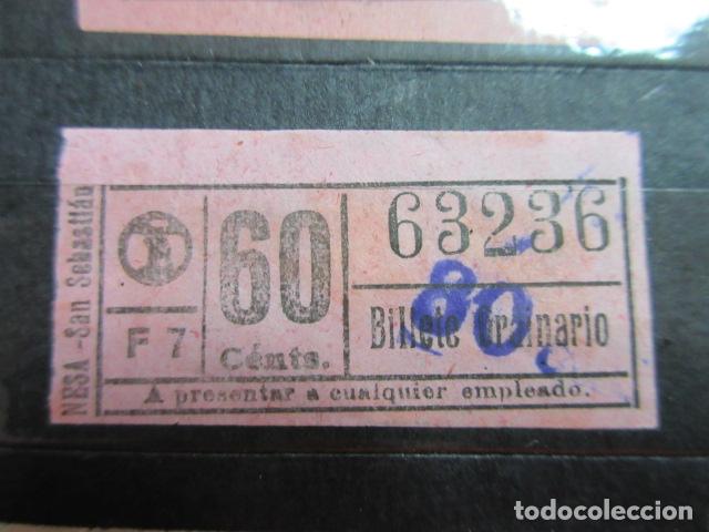 Collectionnisme Billets de transport: REF: VV-1234 CAPICUA 63236 MINI AUTOBUS BARCELONA TB OBSERVE MAYUSCULA MINUSCULA TRAYECTO PESETAS P