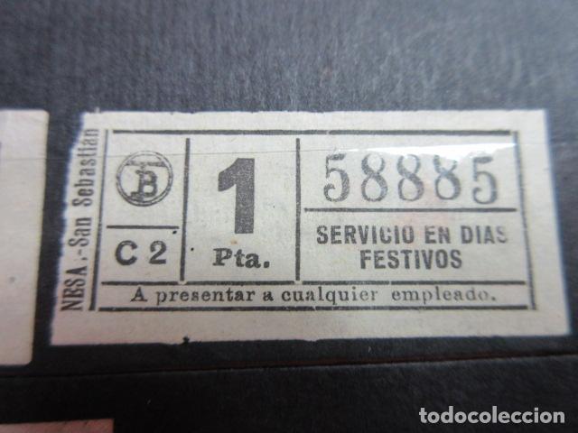 Collectionnisme Billets de transport: REF: VV-1234 CAPICUA 58885 MINI AUTOBUS BARCELONA TB OBSERVE MAYUSCULA MINUSCULA TRAYECTO PESETAS P