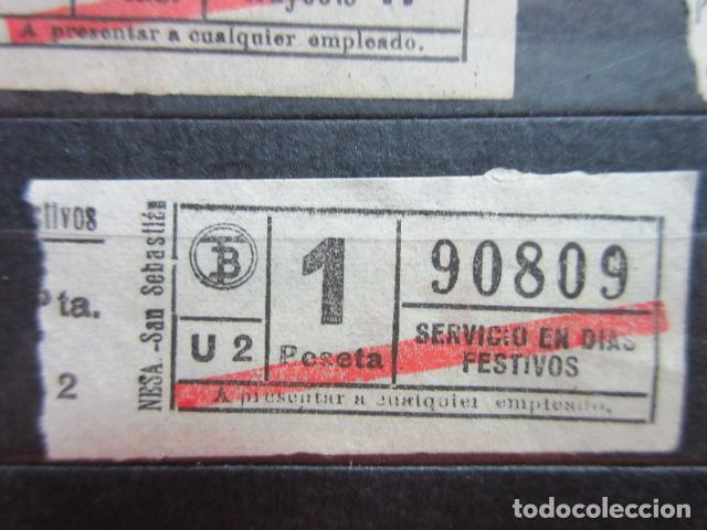 Collectionnisme Billets de transport: REF: VV-1234 CAPICUA 90809 MINI AUTOBUS BARCELONA TB OBSERVE MAYUSCULA MINUSCULA TRAYECTO PESETAS P