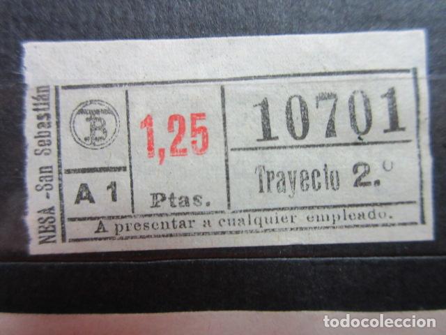 Collectionnisme Billets de transport: REF: VV-1234 CAPICUA 10701 MINI AUTOBUS BARCELONA TB OBSERVE MAYUSCULA MINUSCULA TRAYECTO PESETAS P