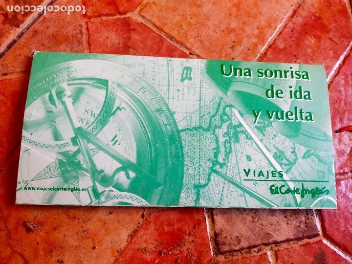 Collectionnisme Billets de transport: Antigua carpeta sobre para billetes Viajes el Corte Ingl&eacute;s - Agencias