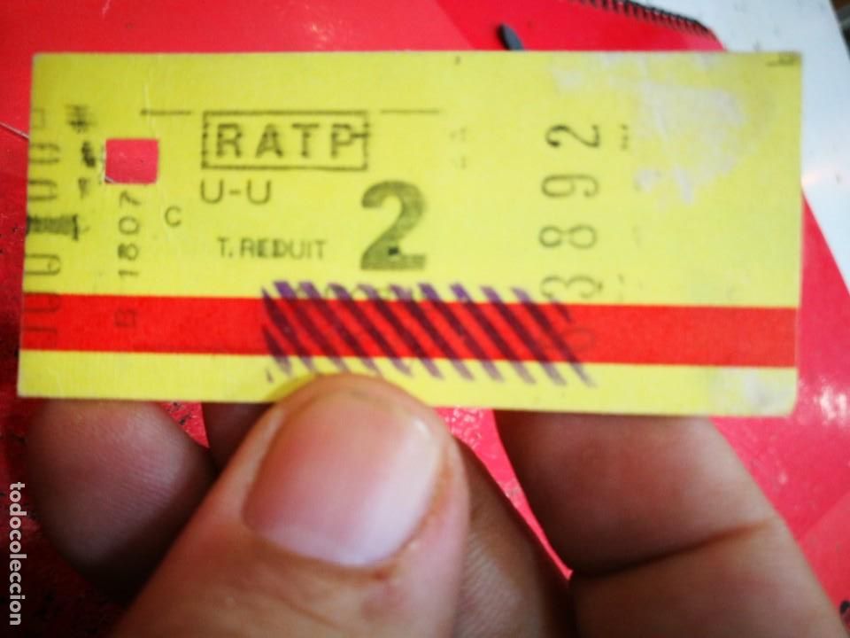 Collectionnisme Billets de transport: Billete de Transporte a Identificar