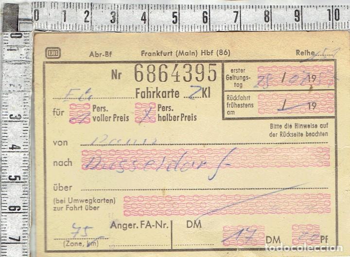 Coleccionismo billetes de transporte: BILLETE DE TRANSPORTE ALEMAN. - Foto 1