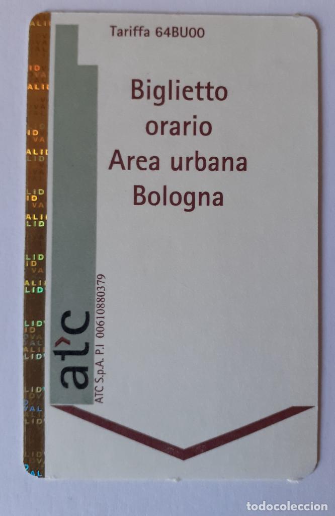 Collectionnisme Billets de transport: Billete de Bus Bolonia Bologna Italia a&ntilde;o 2005 aprox
