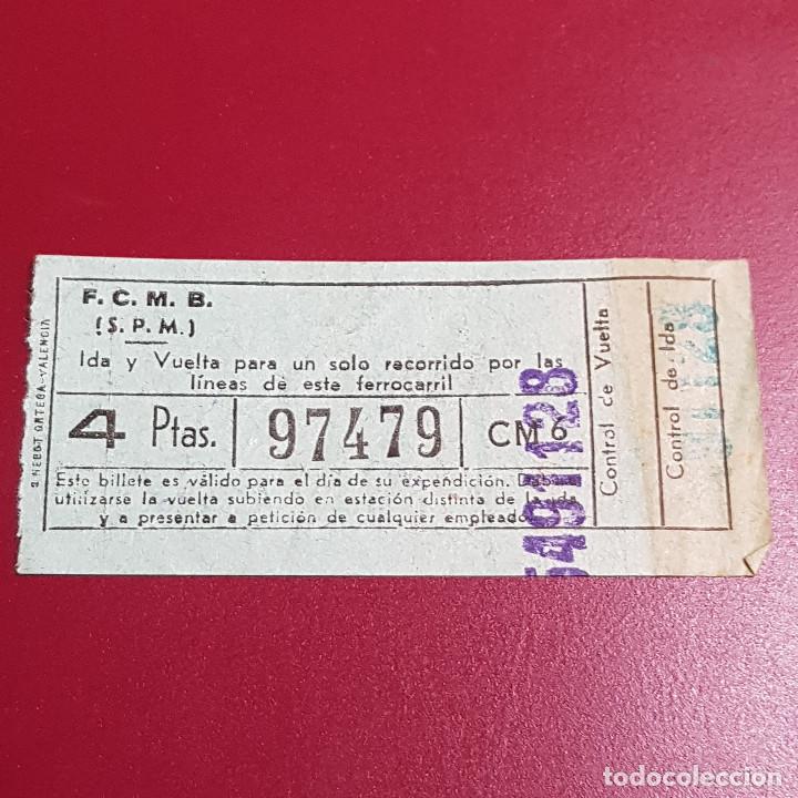 Sammeln von Fahrkarten: BILLETE FERROCARRILES BARCELONA - 4 PTAS - CAPICUA 97479