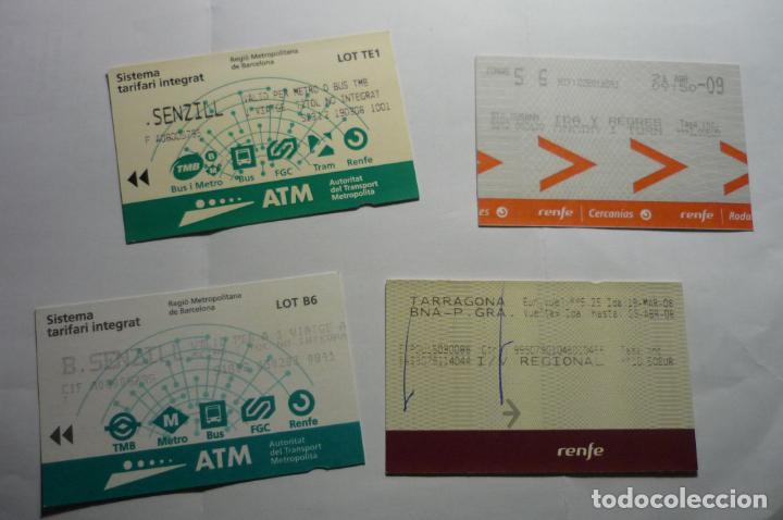 Colecionismos Bilhetes de Transporte: lote billetes renfe