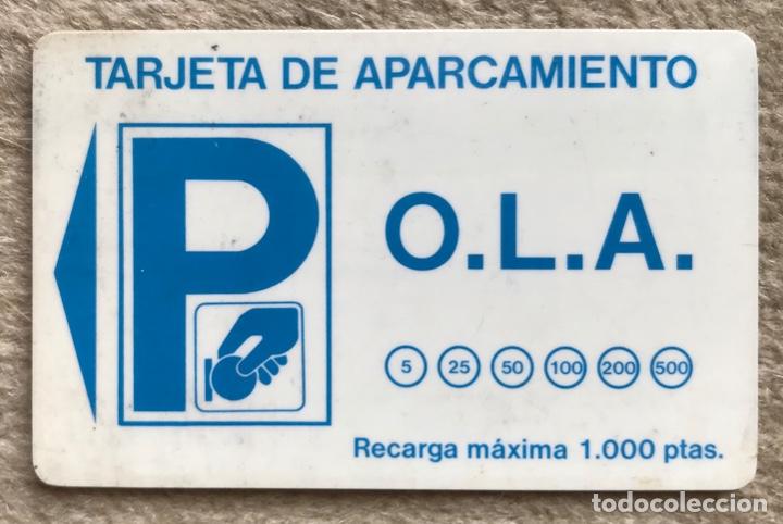 Colecionismos Bilhetes de Transporte: Tarjeta de Aparcamiento O.L.A. - Ayuntamiento de Santander - 1000 Pesetas - A&ntilde;os 90
