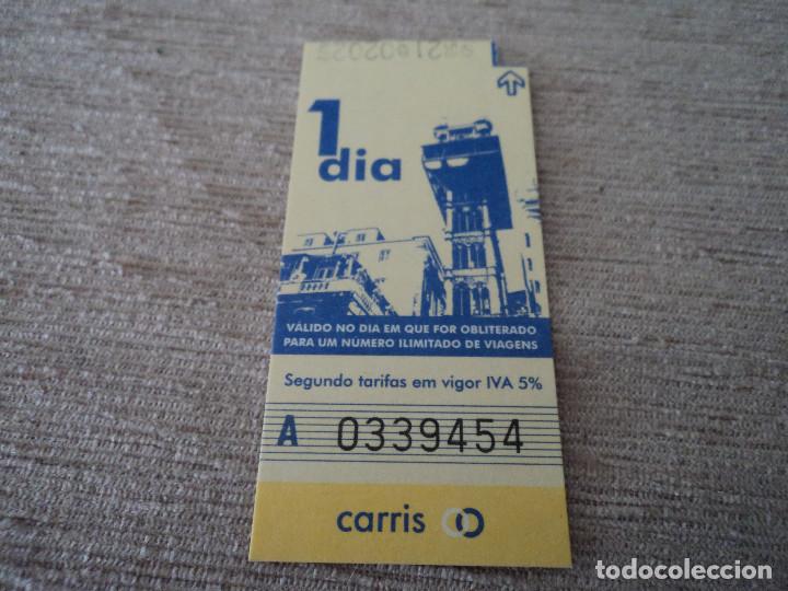 Colecionismos Bilhetes de Transporte: BILLETE DE TRANSPORTE PUBLICO DE PORTUGAL, Elevador de Santa Justa