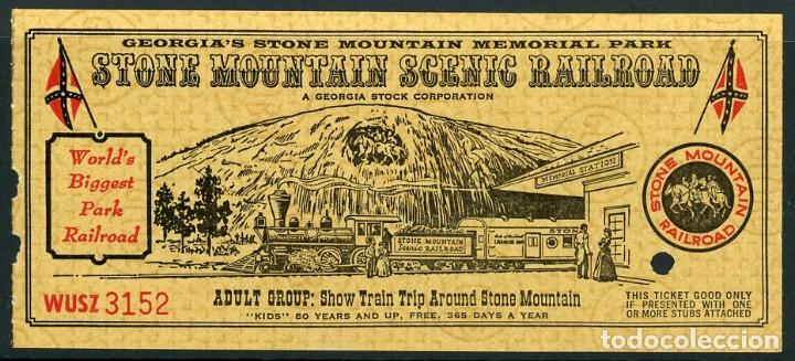 Sammeln von Fahrkarten: BILLETE DE STONE MOUNTAIN // GEORGIA - EEUU // S31
