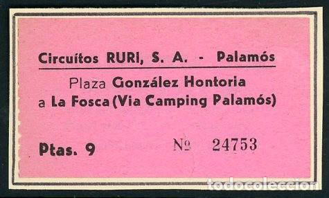 Collectionnisme Billets de transport: BILLETE DE CIRCUITOS RURI // PALAMOS // S31