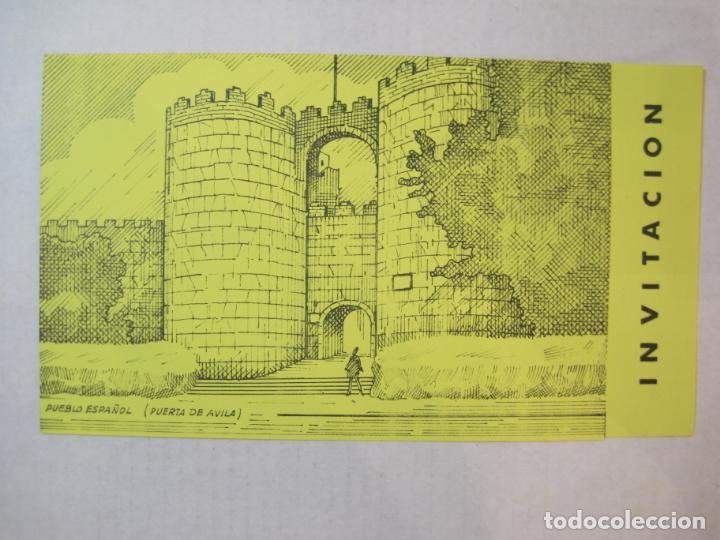 Colecionismos Bilhetes de Transporte: TRANSPORTES DE BARCELONA S.A.-VERBENA DE LOS TRANVIARIOS-INVITACION-A&Ntilde;O 1975-VER FOTOS-(86.072)