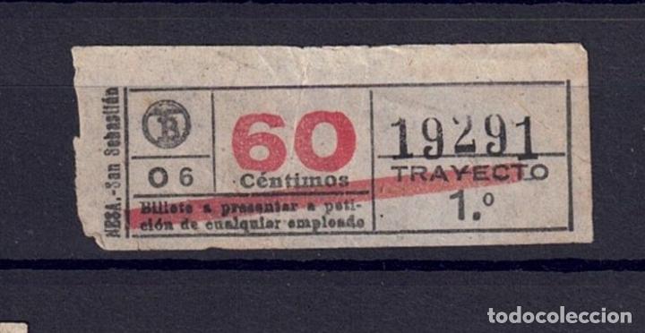 Colecionismos Bilhetes de Transporte: BILLETE TB CAPICUA 19291 - OBESERVA TEXTOS MAYUSCULAS MINUSCULAS Y DIFERENTES TAMA&Ntilde;OS