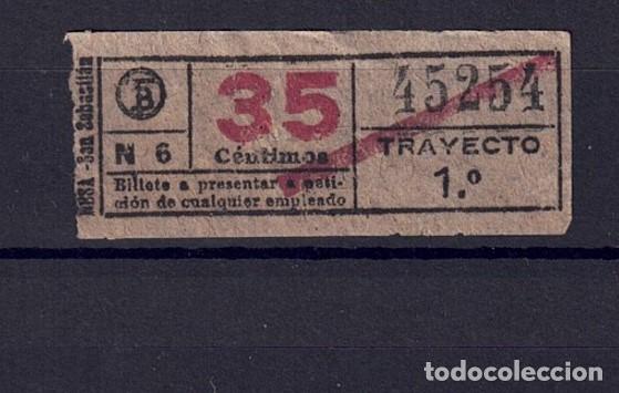 Colecionismos Bilhetes de Transporte: BILLETE TB CAPICUA 45254 OBSERVA TEXTOS MAYUSCULAS MINUSCULAS Y DIFERENTES TAMA&Ntilde;OS BARRADO DIFERENTE