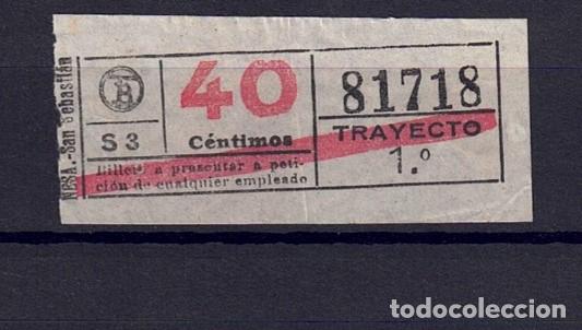 Colecionismos Bilhetes de Transporte: BILLETE TB CAPICUA 81718 OBSERVA TEXTOS MAYUSCULAS MINUSCULAS Y DIFERENTES TAMA&Ntilde;OS BARRADO DIFERENTE