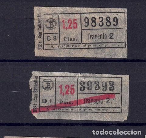 Colecionismos Bilhetes de Transporte: BILLETE TB CAPICUA 98389 39393 MINI PAREJA OBSERVA TEXTOS MINUSCULAS MAYUSCULAS Y DIFERENTES TAMA&Ntilde;OS