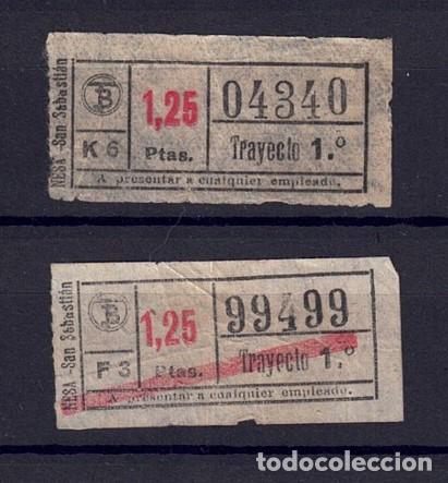 Colecionismos Bilhetes de Transporte: BILLETE TB CAPICUA 04340 99499 MINI PAREJA OBSERVA TEXTOS MINUSCULAS MAYUSCULAS Y DIFERENTES TAMA&Ntilde;OS