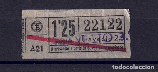 Colecionismos Bilhetes de Transporte: BILLETE TB CAPICUA 22122 SELLO TRAYECTO 3 OBSERVA TEXTOS MINUSCULAS MAYUSCULAS Y DIFERENTES TAMA&Ntilde;OS