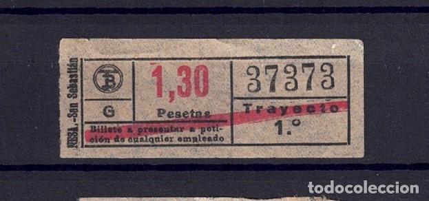 Colecionismos Bilhetes de Transporte: BILLETE TB CAPICUA 37373 OBSERVA TEXTOS MINUSCULAS MAYUSCULAS Y DIFERENTES TAMA&Ntilde;OS TRAYECTO