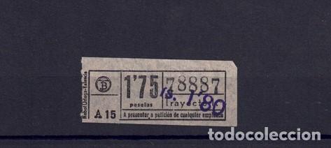 Colecionismos Bilhetes de Transporte: BILLETE TB CAPICUA 78887 SELLO CARGA OBSERVA TEXTOS MINUSCULAS MAYUSCULAS Y DIFERENTES