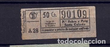 Colecionismos Bilhetes de Transporte: BILLETE CAPICUA 90109 TB VER TRAYECTOS