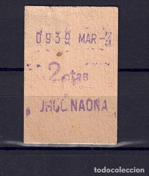 Sammeln von Fahrkarten: BILLETE METRO DE BARCELONA - PARADA URQUINAONA 2 P&Egrave;SETAS