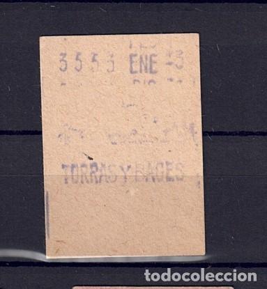 Sammeln von Fahrkarten: BILLETE METRO DE BARCELONA - PARADA TORRAS Y BAGES --- CAPICUA 3553