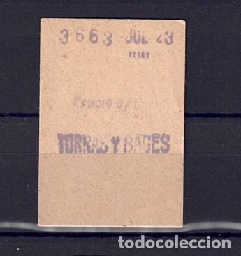 Sammeln von Fahrkarten: BILLETE METRO DE BARCELONA - PARADA TORRAS Y BAGES --- CAPICUA 3663