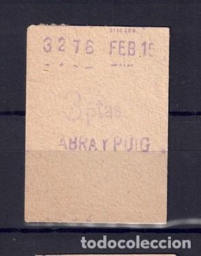 Sammeln von Fahrkarten: BILLETE METRO DE BARCELONA - PARADA FABRA Y PUIG 3 PESETAS