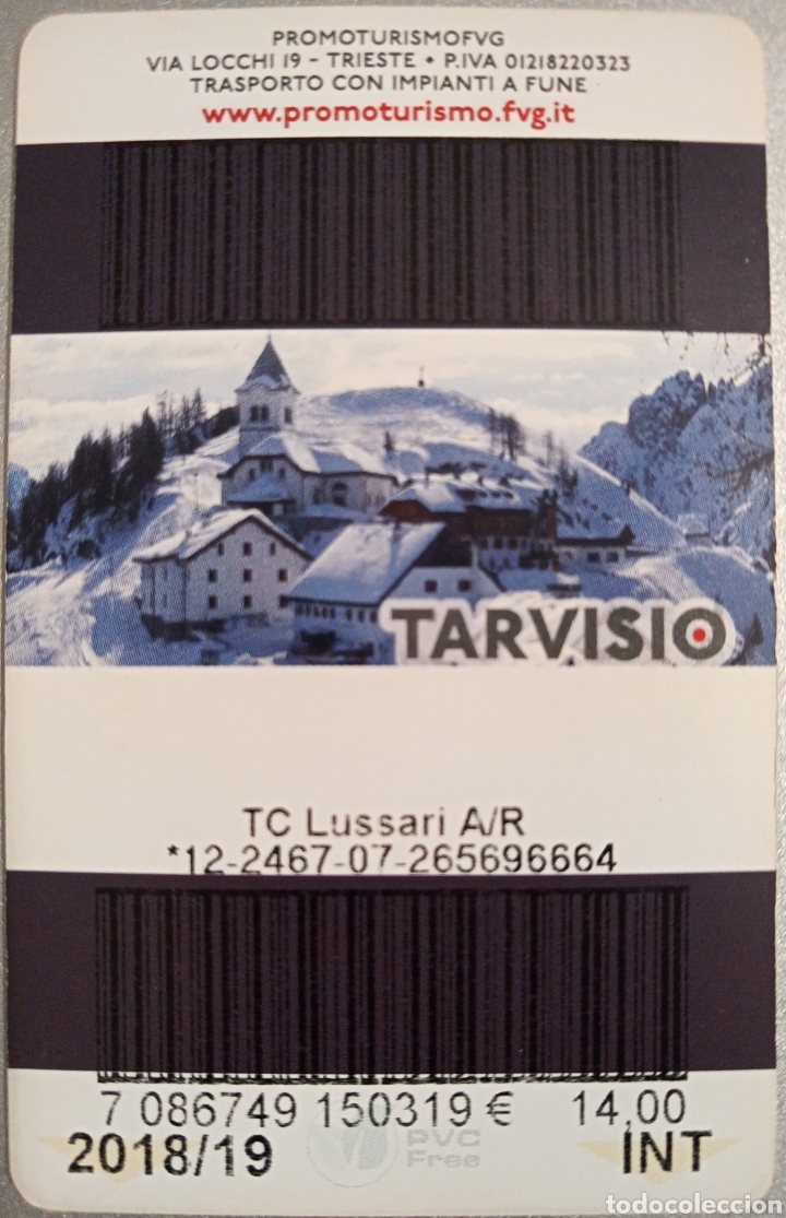Collectionnisme Billets de transport: BILLETE DE TELECABINA DE TARVISIO