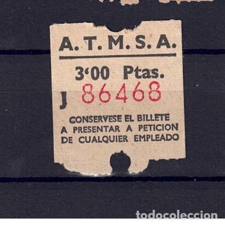 Sammeln von Fahrkarten: BILLETE CAPICUA 86468 AUTOBUS A.T.M.S.A. ATMSA AUTO TRASNPORTES MARTI