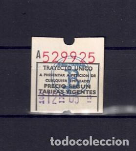 Collectables Transport Tickets: BILLETE CAPICUA 529925 TRANVIAS BARCELONA TB AUTOBUS