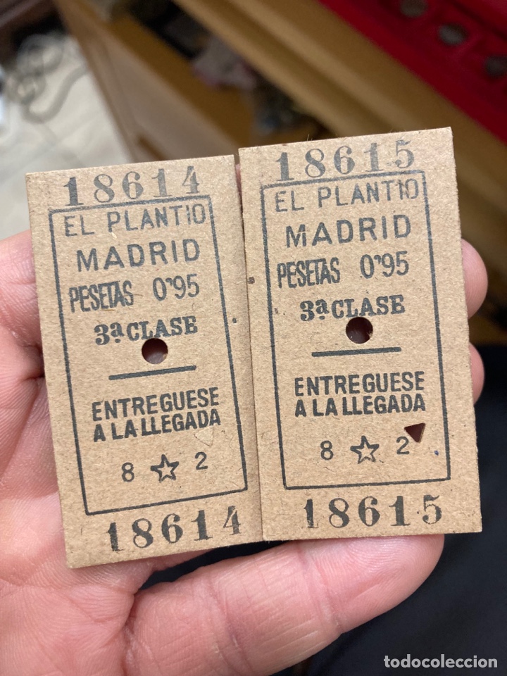 Collectionnisme Billets de transport: Lote de 2 billetes de metro antiguos
