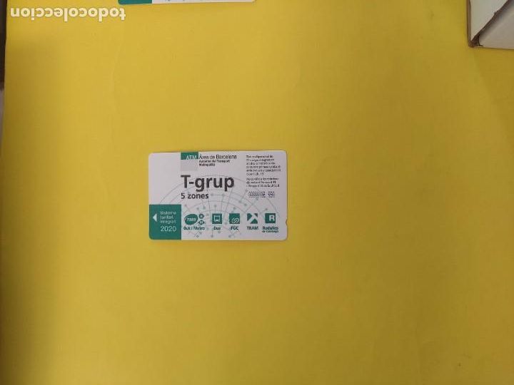 Coleccionismo Billetes de transporte: TARJETA T-GRUP 5 ZONA 2020