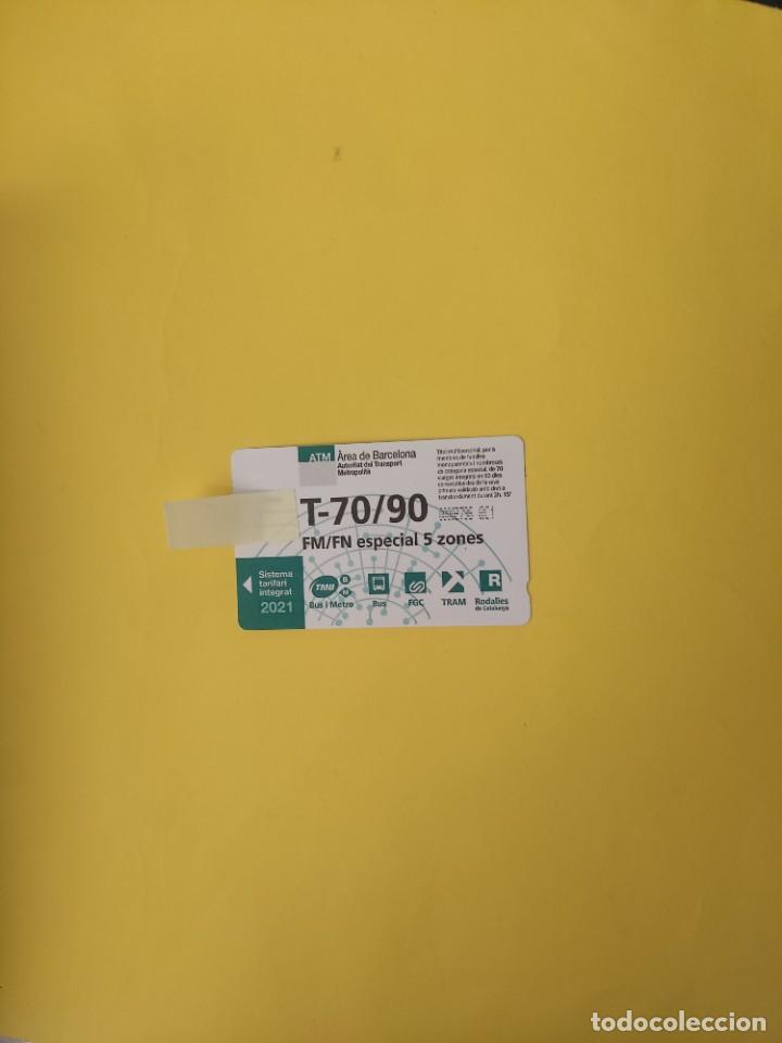 Collectables Transport Tickets: TARJETA T-7090 5 ZONA 2021 FMFNESPECIAL