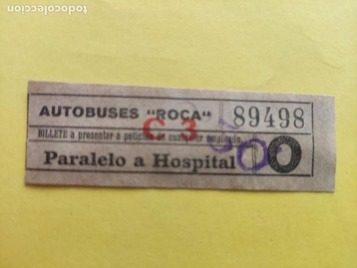 Collectables Transport Tickets: billete capic&uacute;a autobuses roca Barcelona 89498