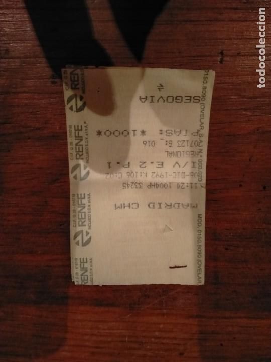 Collectables Transport Tickets: 2 BILLETE DE TREN RENFE 1992 1000 PESETAS