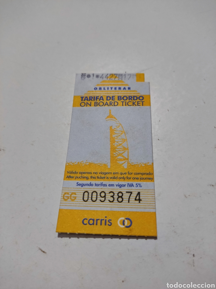 Coleccionismo billetes de transporte: Tiket transporte - Foto 1