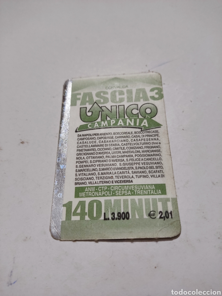 Collectables Transport Tickets: Tiket tren Italia