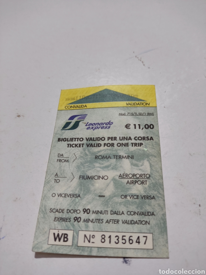 Collectables Transport Tickets: Tiket transporte Italia