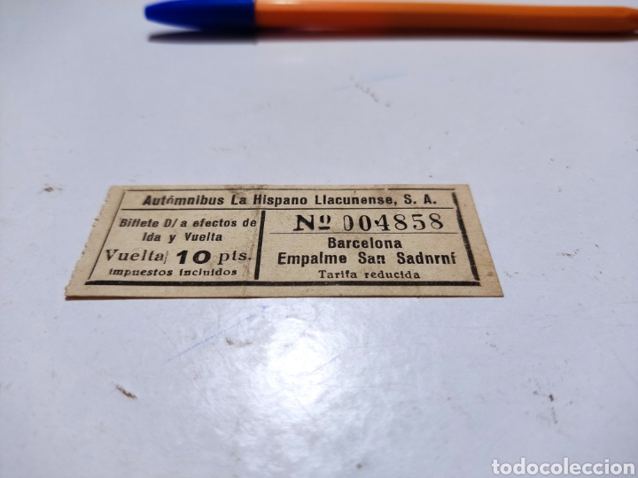 Collectables Transport Tickets: Billete de transporte Automnibus, Barcelona San Sadurni