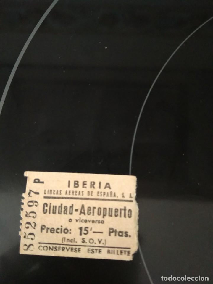 Collectionnisme Billets de transport: BILLETE IBERIA CIUDAD AEREOPUERTO MADRID A&Ntilde;OS 70