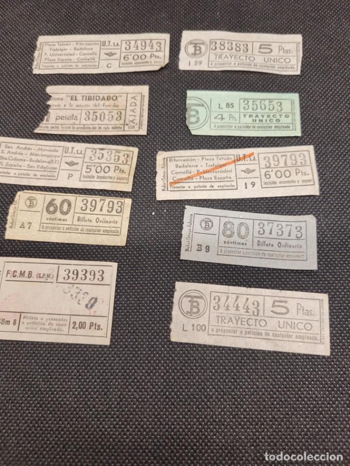 Coleccionismo billetes de transporte: 10 Capicuas inicio y final en 3 - Foto 1
