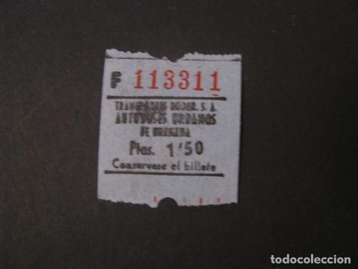Collectionnisme Billets de transport: BILLETE DE TRANSPORTES ROBER S. A. AUTOBUSES URBANOS GRANADA. NUMERO CAPICUA.