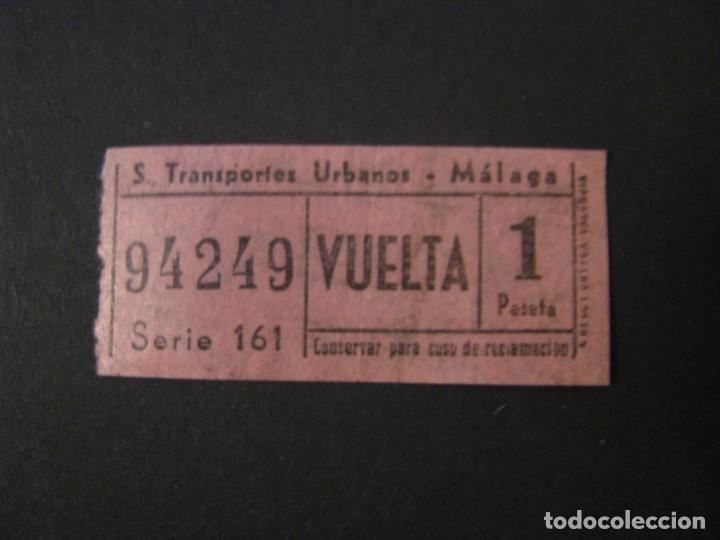 Collectionnisme Billets de transport: BILLETE DE TRANSPORTE. S. TRANSPORTES URBANOS - MALAGA. NUMERO CAPICUA.