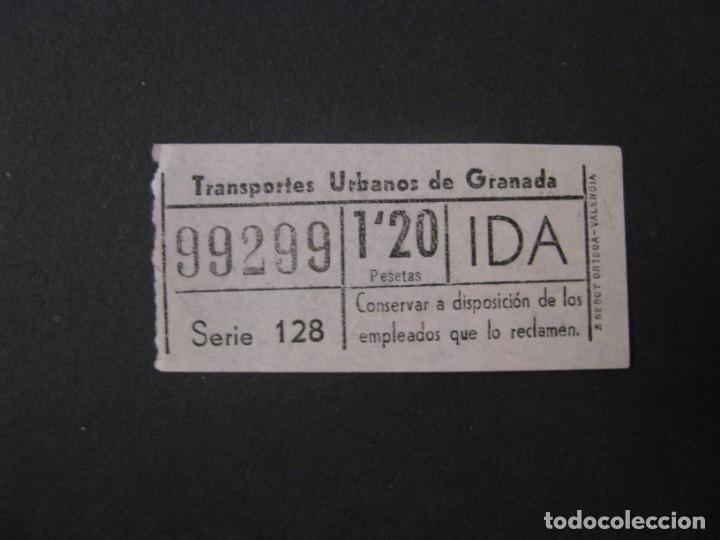 Collectionnisme Billets de transport: BILLETE DE TRANSPORTE. TRANSPORTES URBANOS DE GRANADA. NUMERO CAPICUA.