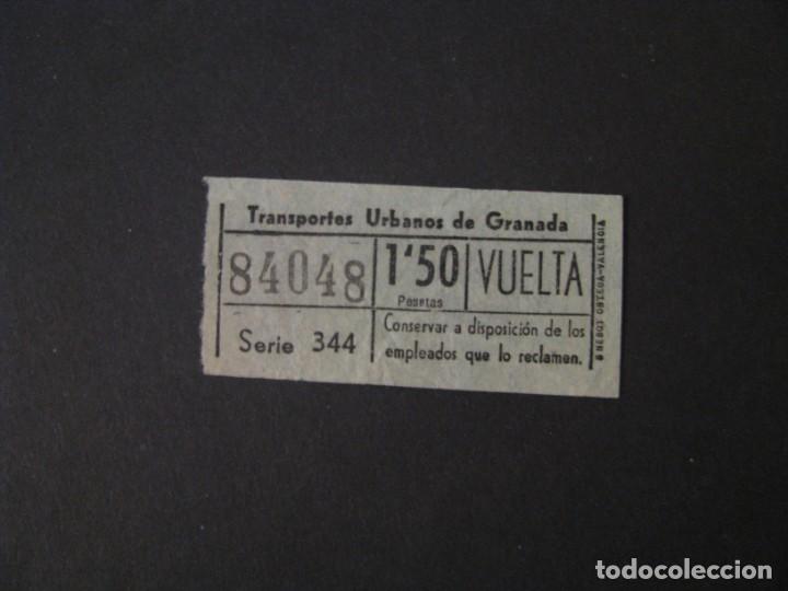 Collectionnisme Billets de transport: BILLETE DE TRANSPORTE. TRANSPORTES URBANOS DE GRANADA. NUMERO CAPICUA.