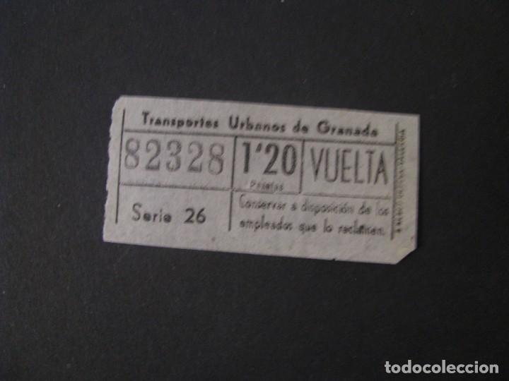 Collectionnisme Billets de transport: BILLETE DE TRANSPORTE. TRANSPORTES URBANOS DE GRANADA. NUMERO CAPICUA.